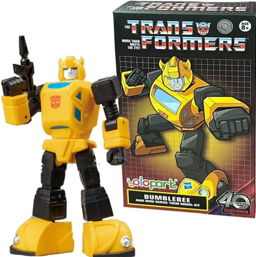 Коллекционный сборный трансформер HASBRO YOLOPARK Bumblebee (Бамблби)/AMK Mini Series 10 см  #1