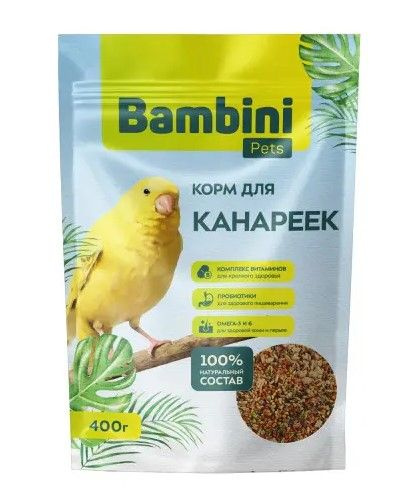 Корм Bambini Pets для канареек, 400 г #1