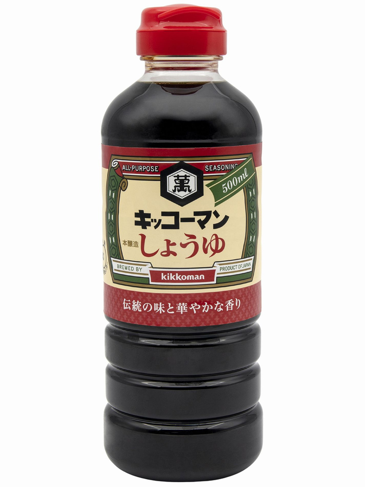 Соевый соус Kikkoman натурального брожения Япония 500 мл купить на OZON ...