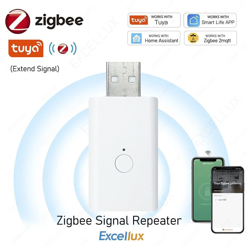 Усилитель сигнала для ZigBee 3.0 Repeater USB Extender,Tuya Smartlife,Zigbee Расширитель Ретранслятор #1