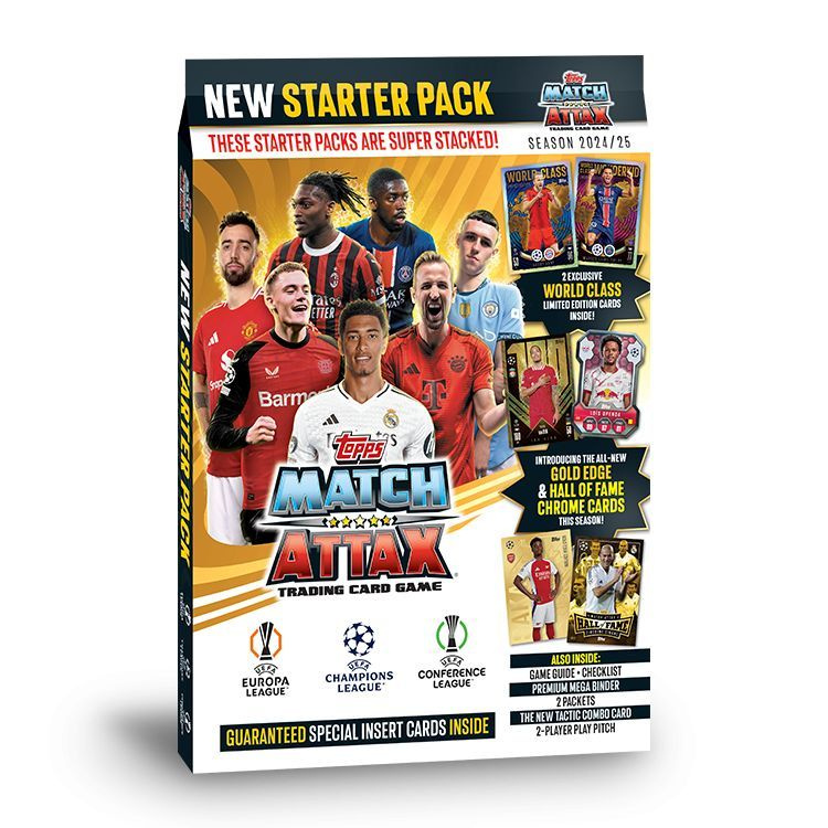 24/25 topps Match Attax Подарочная карта футбольной звезды Лиги чемпионов УЕФА  #1