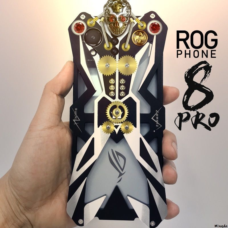 Противоударный mеталл чехол на Asus ROG Phone 8 Pro / Асус Рог Фон 8 ...