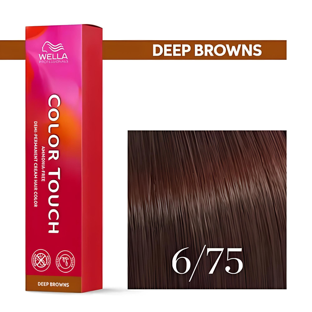 Оттеночная краска для волос Wella Professionals Color Touch 6/75 палисандр  #1