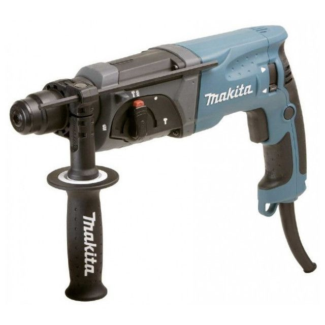 Перфоратор MAKITA HR2470 780Вт 3 режима 2,4Дж + очки + перчатки + набор сверел  #1