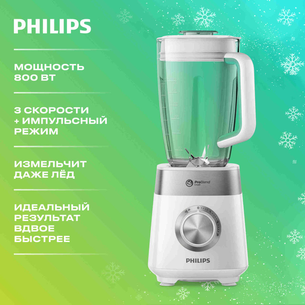 Philips Стационарный блендер HR2224/00, белый #1