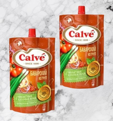 "Кетчуп Calve", "Баварский", 350 грамм, 2 упаковки #1