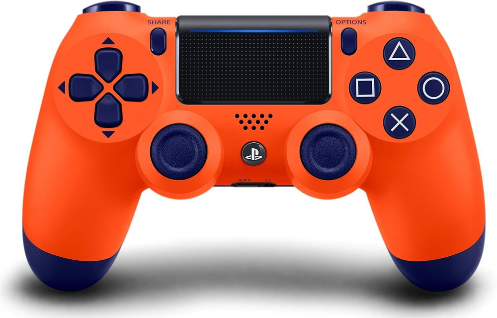 PlayStation Геймпад Dualshock 4 Controller Wireless V2 (Sunset Orange), Bluetooth, оранжевый  #1