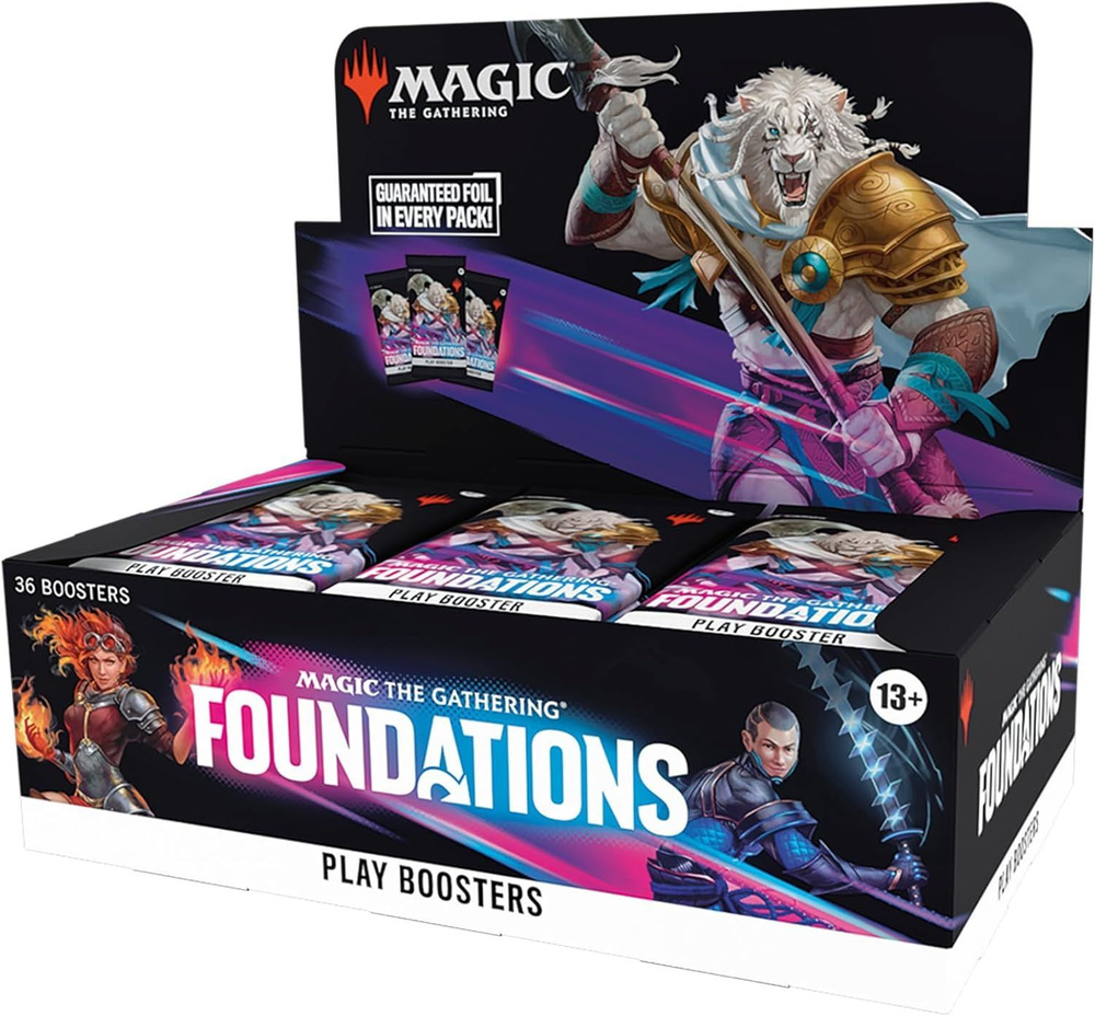 настольная игра-Magic The Gathering Foundations - Play Booster Box/mtg ...