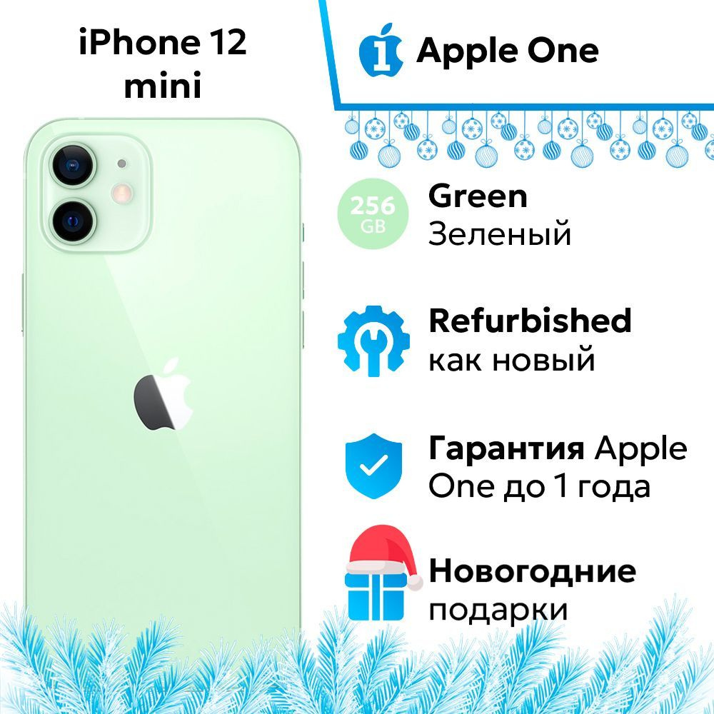 Apple Смартфон iPhone 12 Mini 4/256 ГБ, зеленый, Восстановленный #1