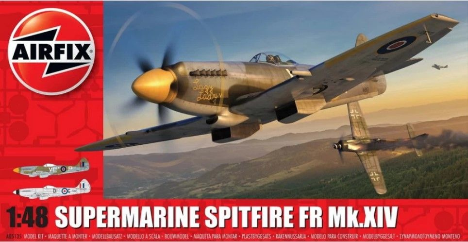 Сборная модель 1/48 Supermarine Spitfire FR Mk.XIV (Airfix) #1