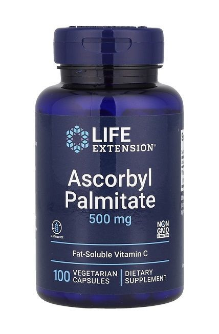 Ascorbyl Palmitate 500 mg Life Extension (100 вег кап) #1