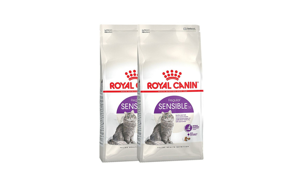 Royal Canin Sensible 33 сухой корм для взрослых кошек с чувствительной пищеварительной системой - 200 #1