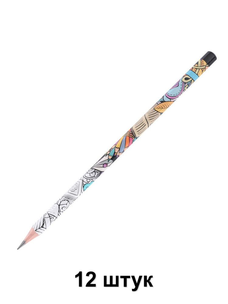 Deli Карандаш чернографитный Arti Graff 2B, 12 шт #1