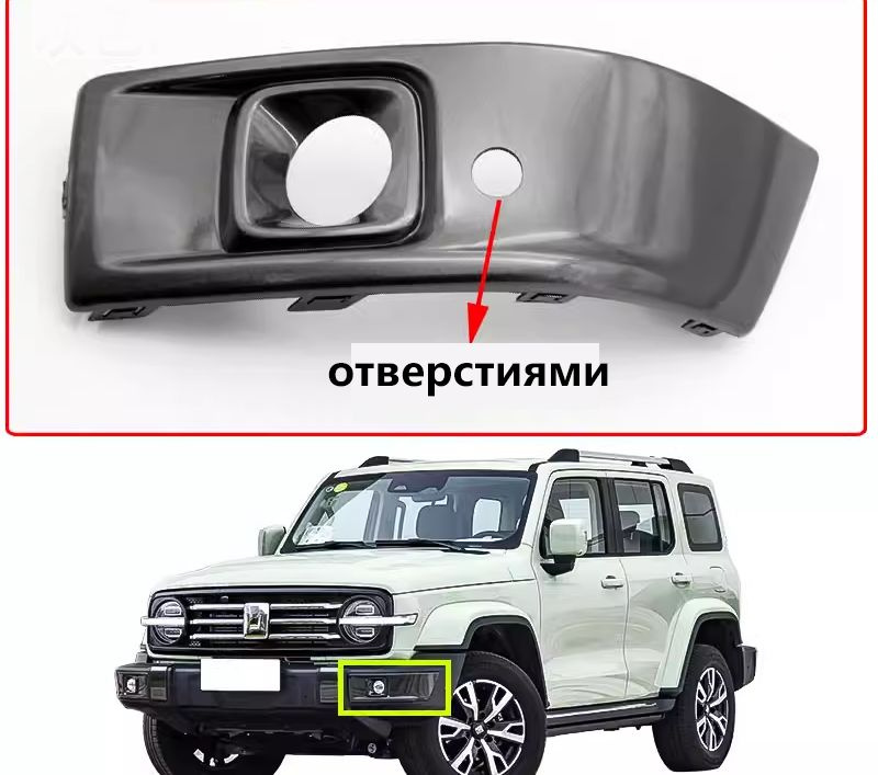 Защита бампера танка TANK 300 Рамка переднего фонаря Держатель ...