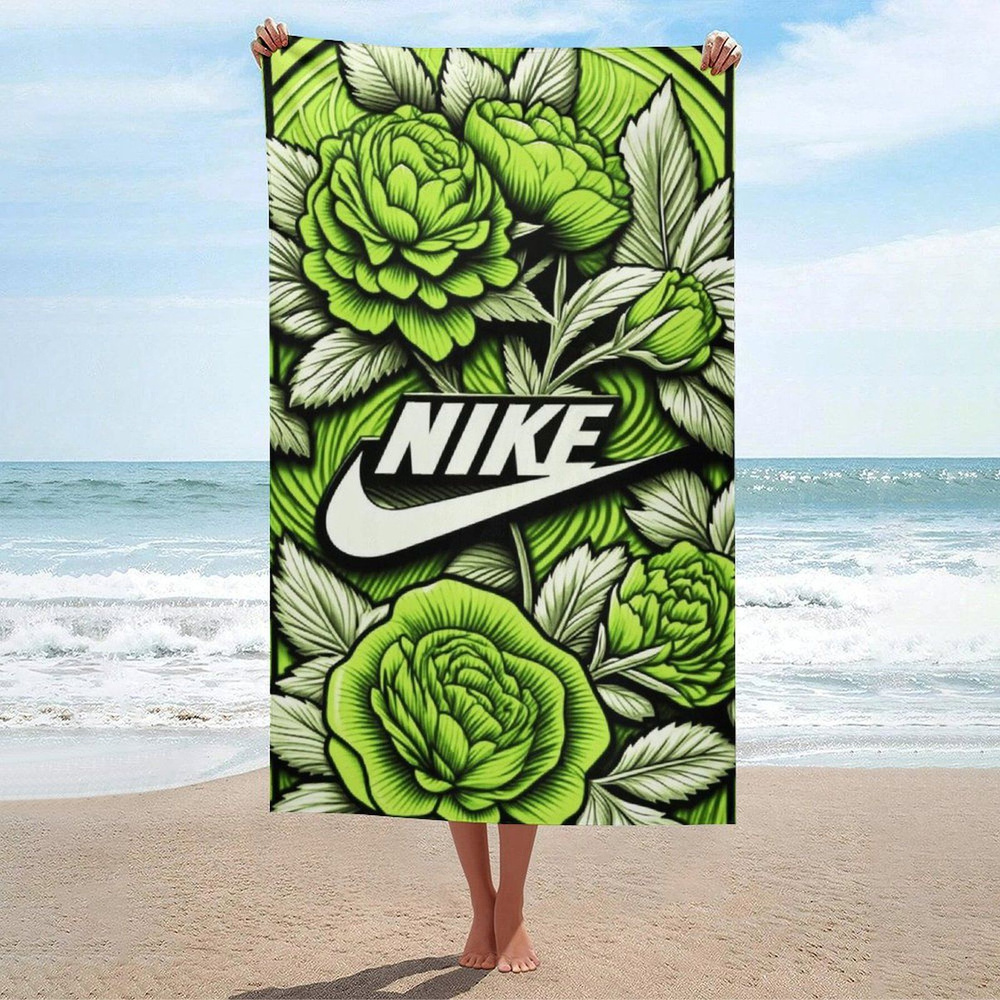 Nike Полотенце для ванной, Полиэфирный шелк, 80x130 см, разноцветный, 1 шт.  #1