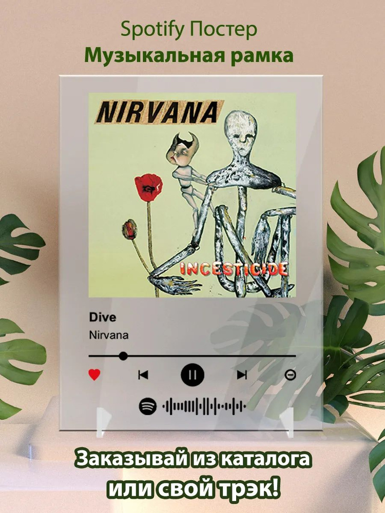 Spotify постеры Nirvana - Dive #1