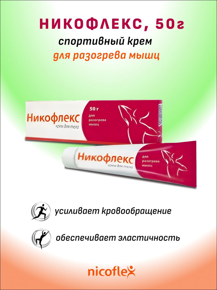 Никофлекс крем для тела разогревающий, 50г #1
