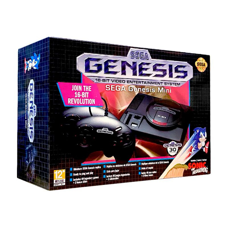 Игровая приставка 16-bit SEGA Genesis Mini (42 игры) ASIA купить