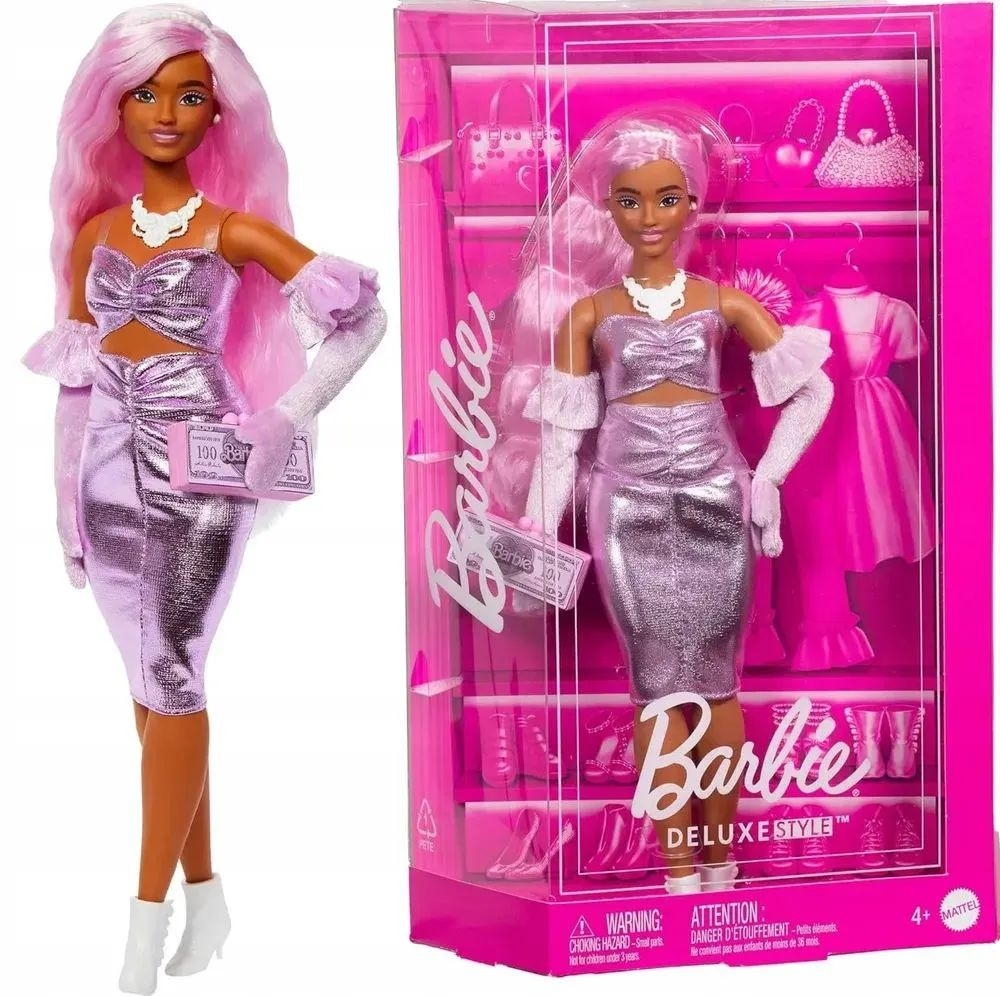 Barbie Deluxe Style 2024 – Poupée AA #1 Curvy – Pink Barbiecore HYV25 – NRFB