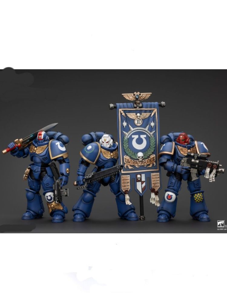 JOYTOY Warhammer 40K 1/18 Ultramarines Leviatano Dreadnought Con Lancia Cyclone E Artigli - Action Figure Collezionabile - 4