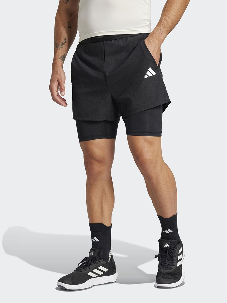 Шорты adidas GYM+ 2in1 SHORT #1