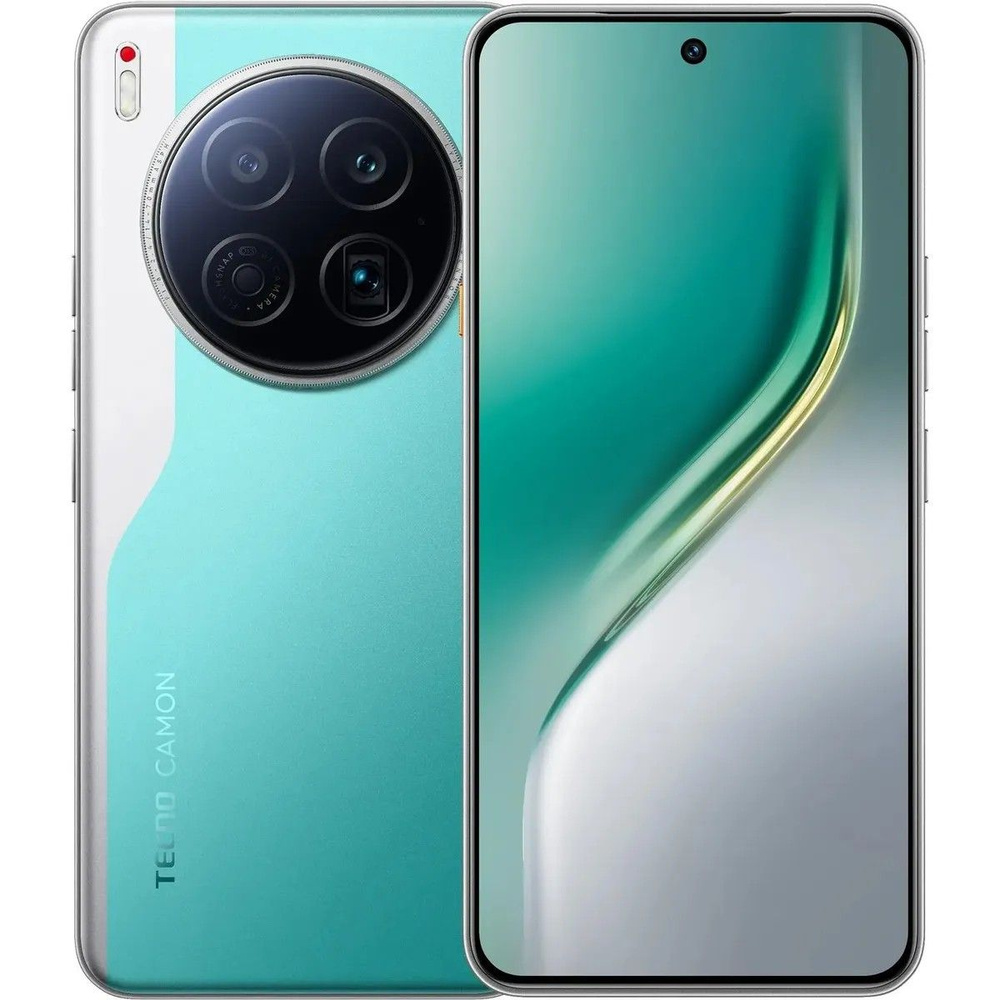 Tecno Смартфон Camon 40 Premier 5G Ростест (EAC) 12/256 ГБ, зеленый #1