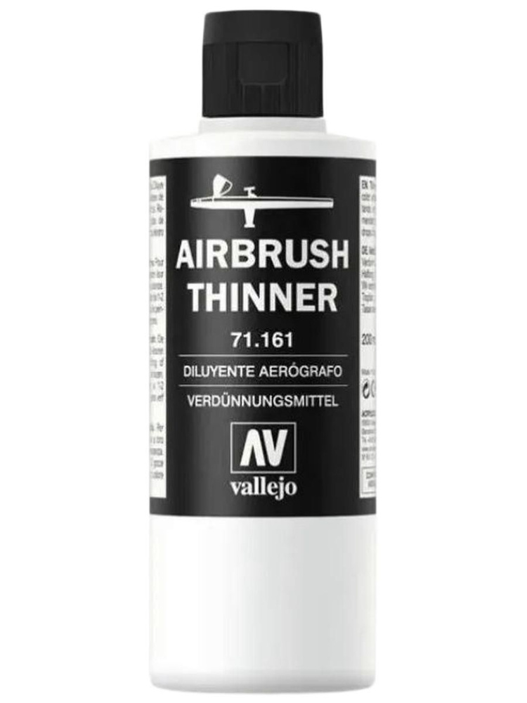 Разбавитель для акриловых красок Vallejo AIRBRUSH THINNER 200мл. #1