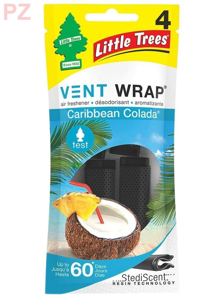 Little Trees Ароматизатор автомобильный, Caribbean Colada #1