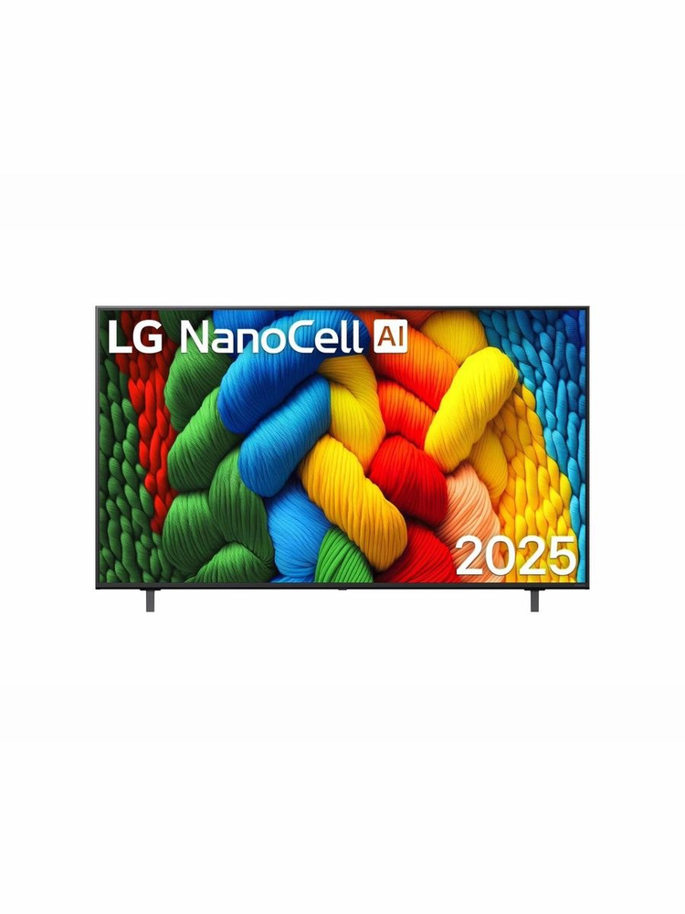 LG Телевизор 65NANO80A6B 65" 4K UHD, черный #1