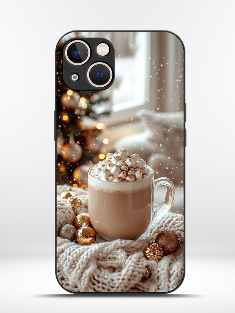 Новогодний чехол для телефона iphone 13 #1