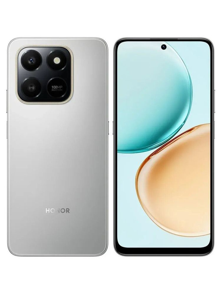 Honor Смартфон 256 ГБ, серебристый #1