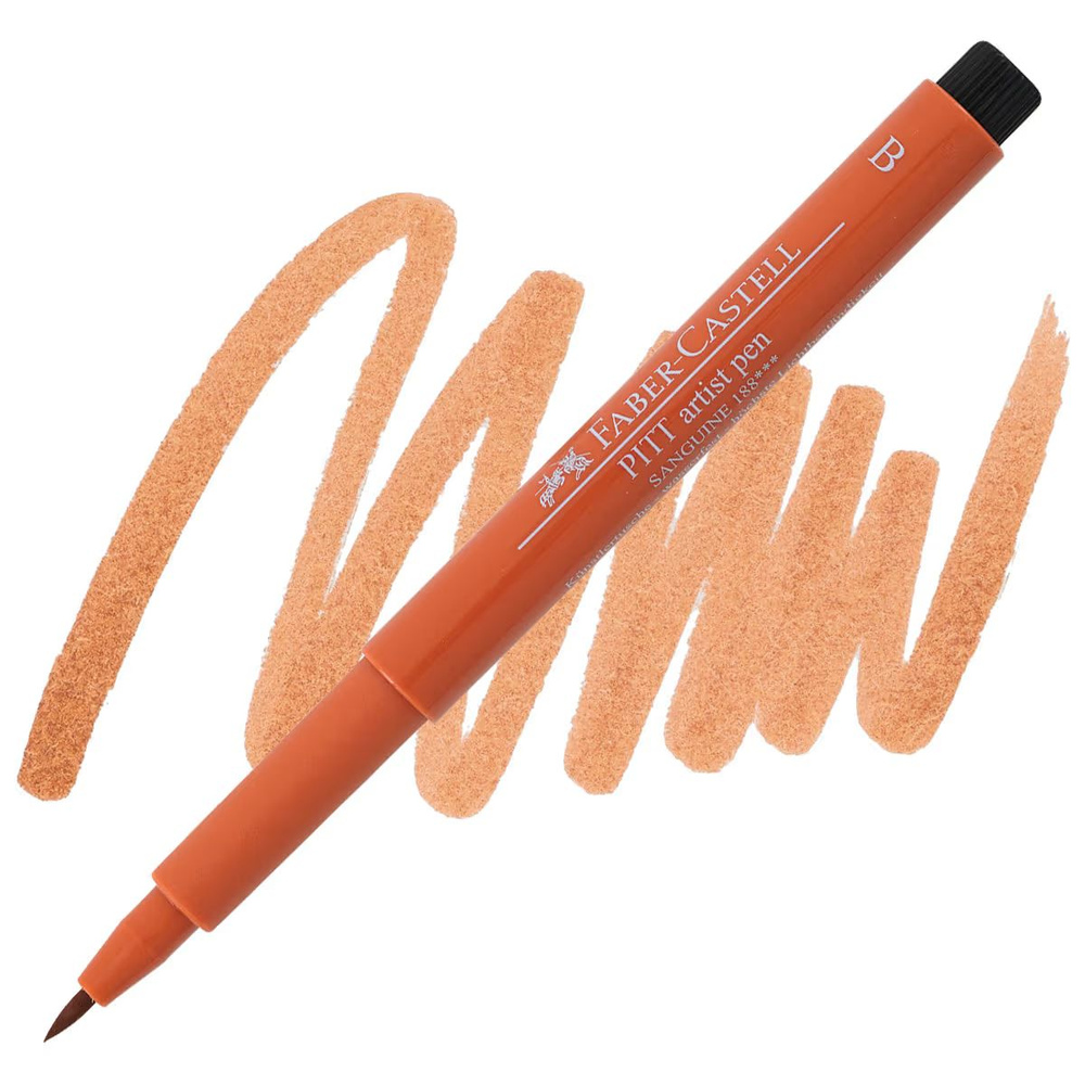 Ручка капиллярная Faber-Castell "Pitt Artist Pen Brush", цвет 188 сангина #1