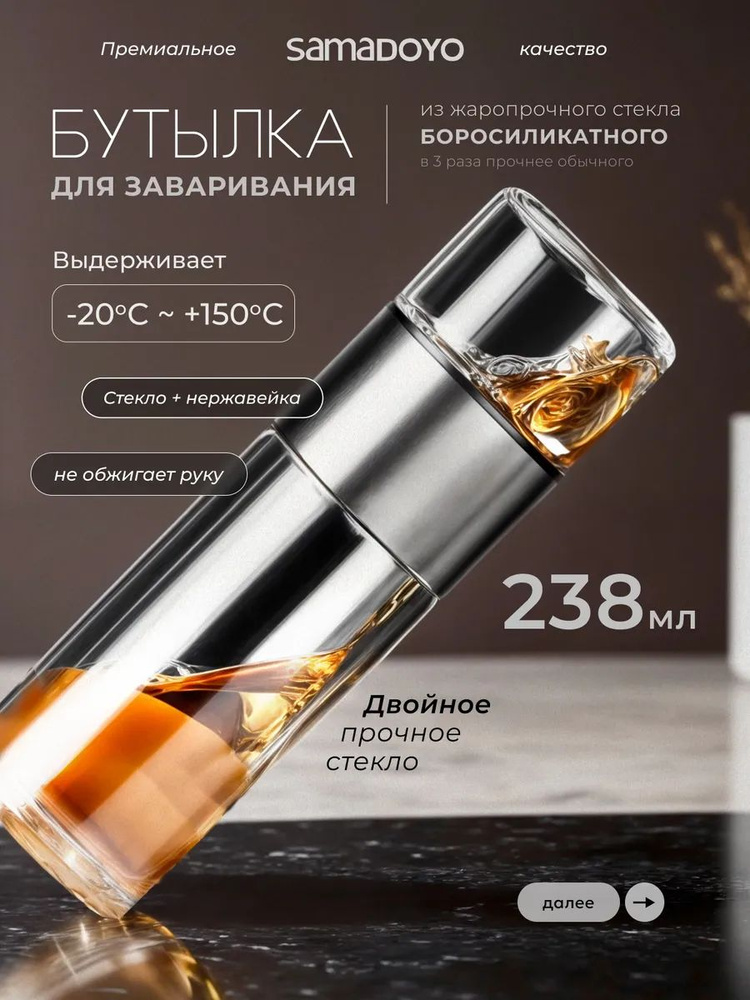Термос, черный #1