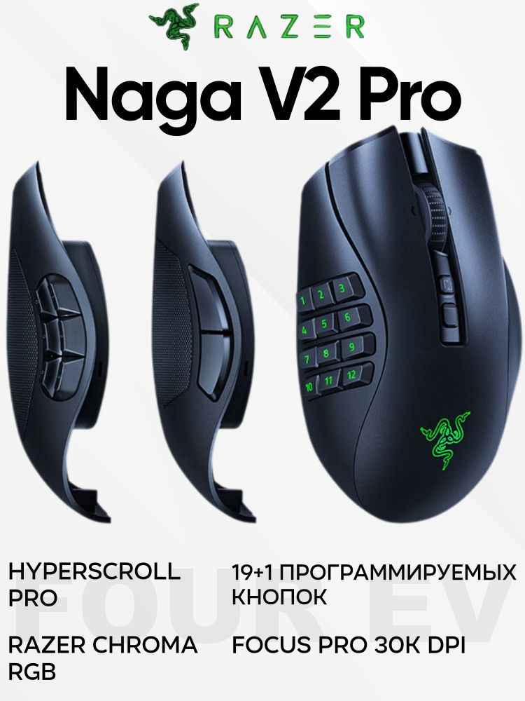 Игровая мышь беспроводная Razer беспроводная Basilisk V3 , черный