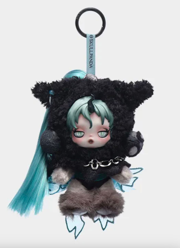POP MART - SKULLPANDA My Little Pony Series Plush Doll Pendant