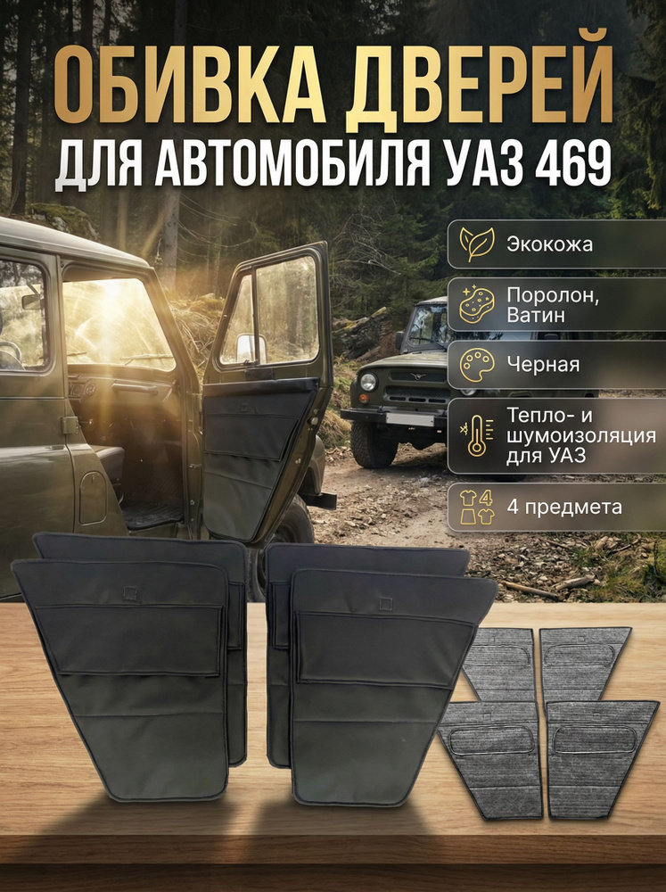 ОБШИВКА ДВЕРИ 469 / ХАНТЕР (к-кт) КОМФОРТ (АБС)