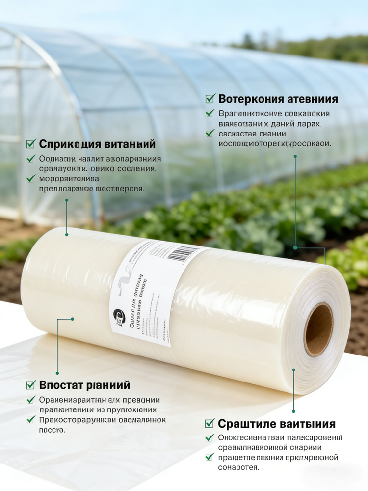 Лента для теплиц, водонепроницаемая, с высокой клейкостью, ширина 50 мм, длина 10 м, 1 шт #1