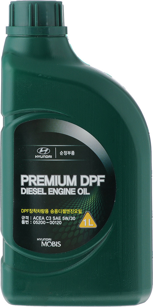 Hyundai PREMIUM DPF DIESEL 5W-30 Масло моторное, Синтетическое, 1 л #1