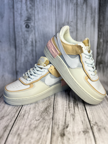 Nike air force 1 shadow w ivory gold 2024 & tropical twist