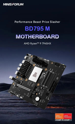 6 отзыв на MINISFORUM Мини-ПК (AMD Ryzen 9 7945HX, RAM Отсутствует, AMD ...