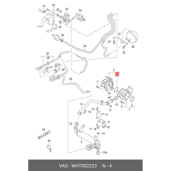 Кольцо уплотнительное VAG WHT002223 купить на OZON по низкой цене ...