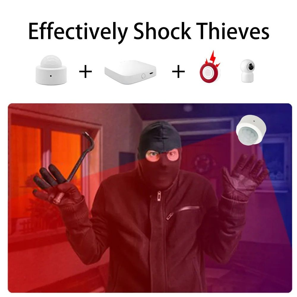 Умный датчик движения Zigbee 3.0 Tuya для умного дома, работает с ...