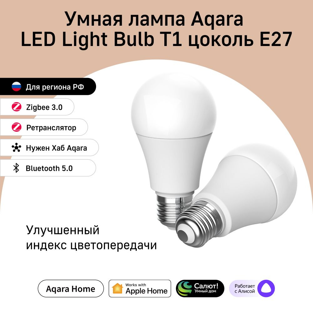 Умная лампа  Aqara Light Bulb T1