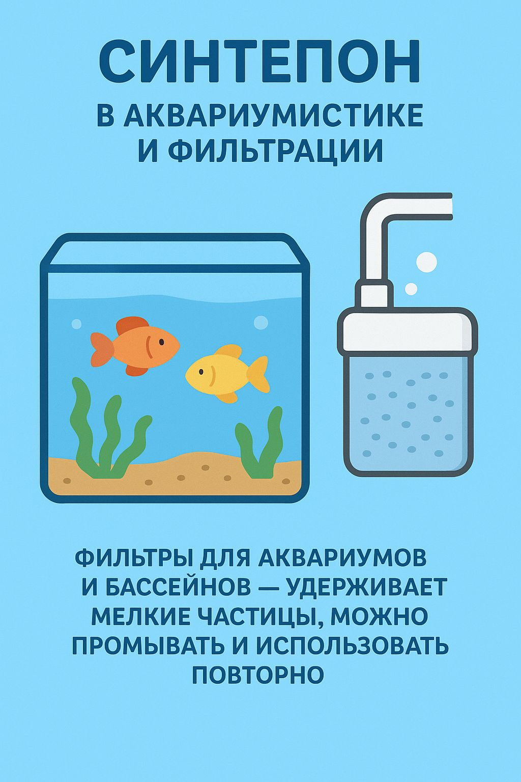 синтепон рулонный для рукоделия и фильтрации