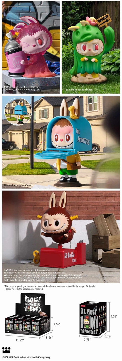 POP MART THE MONSTERS Almost Hidden Series /Ограниченная Серия