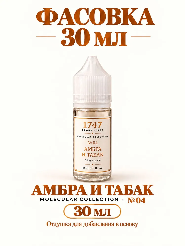 Отдушка-концентрат Амбра и табак, 15 мл для мыла, свечей, духов, ароматизаторов и диффузоров, экономия до 50%, 30 мл, фото 5