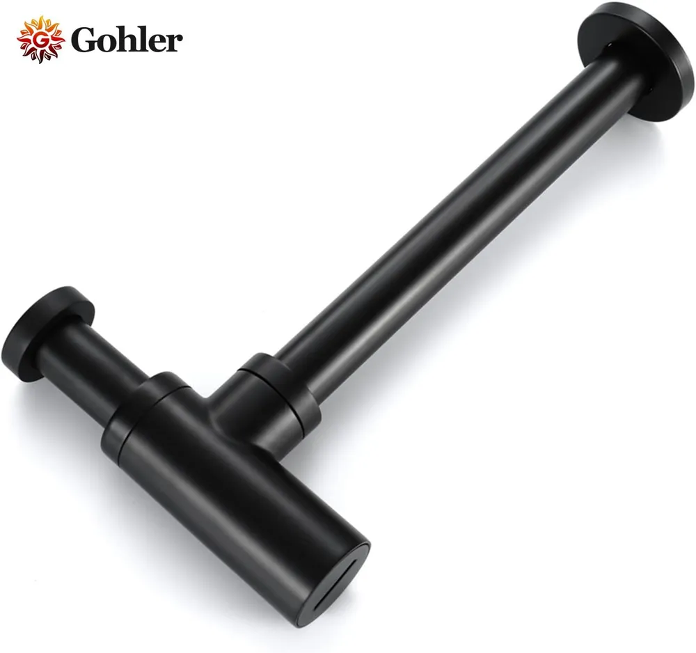 Сифон для раковины в ванную комнату латунь Gohler, вариант