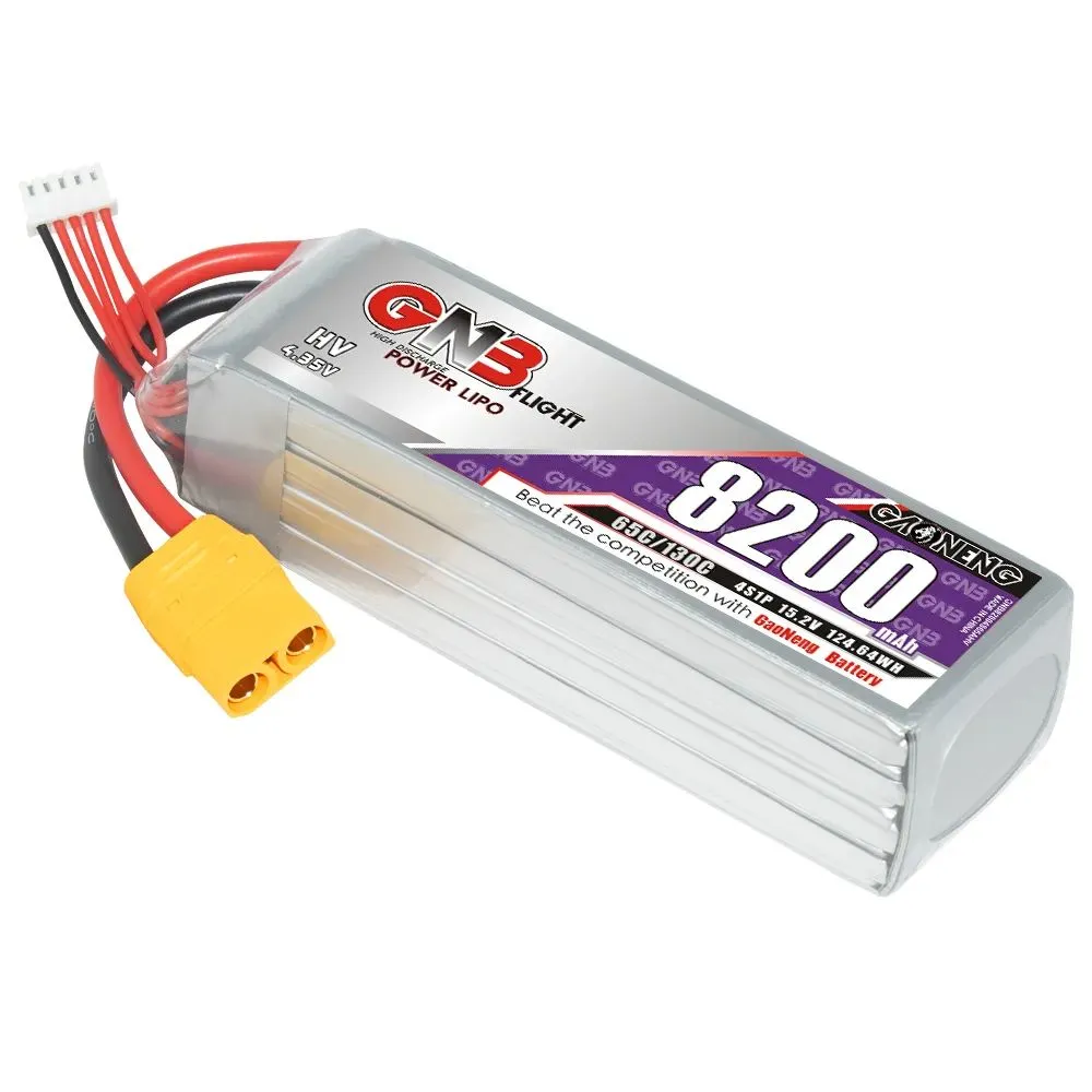 Gaoneng GNB 4S HV 15.2V 8200mAh 65C XT90 Lipo battery
