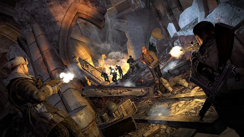 Игра Sniper Elite V2 Remastered (PlayStation 4, Русская версия), вариант, фото 6
