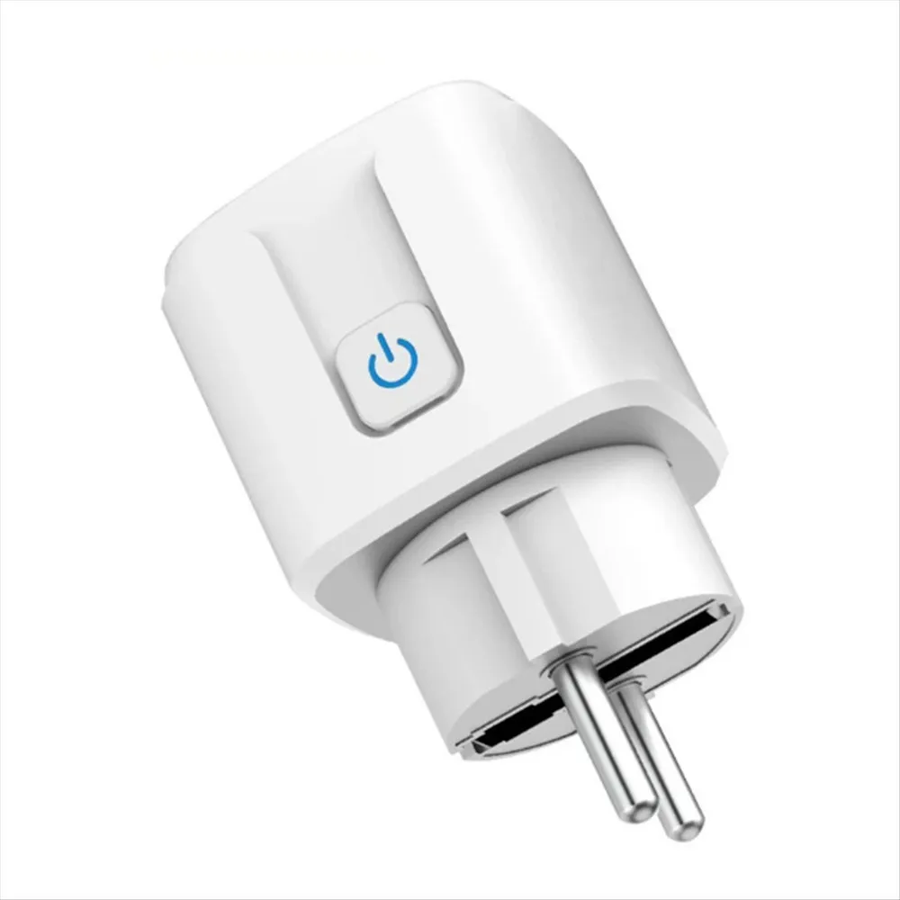 Умная Розетка Tuya WiFi Bluetooth 16A С Монитором Питания И Выключателем, Вилка EU 9